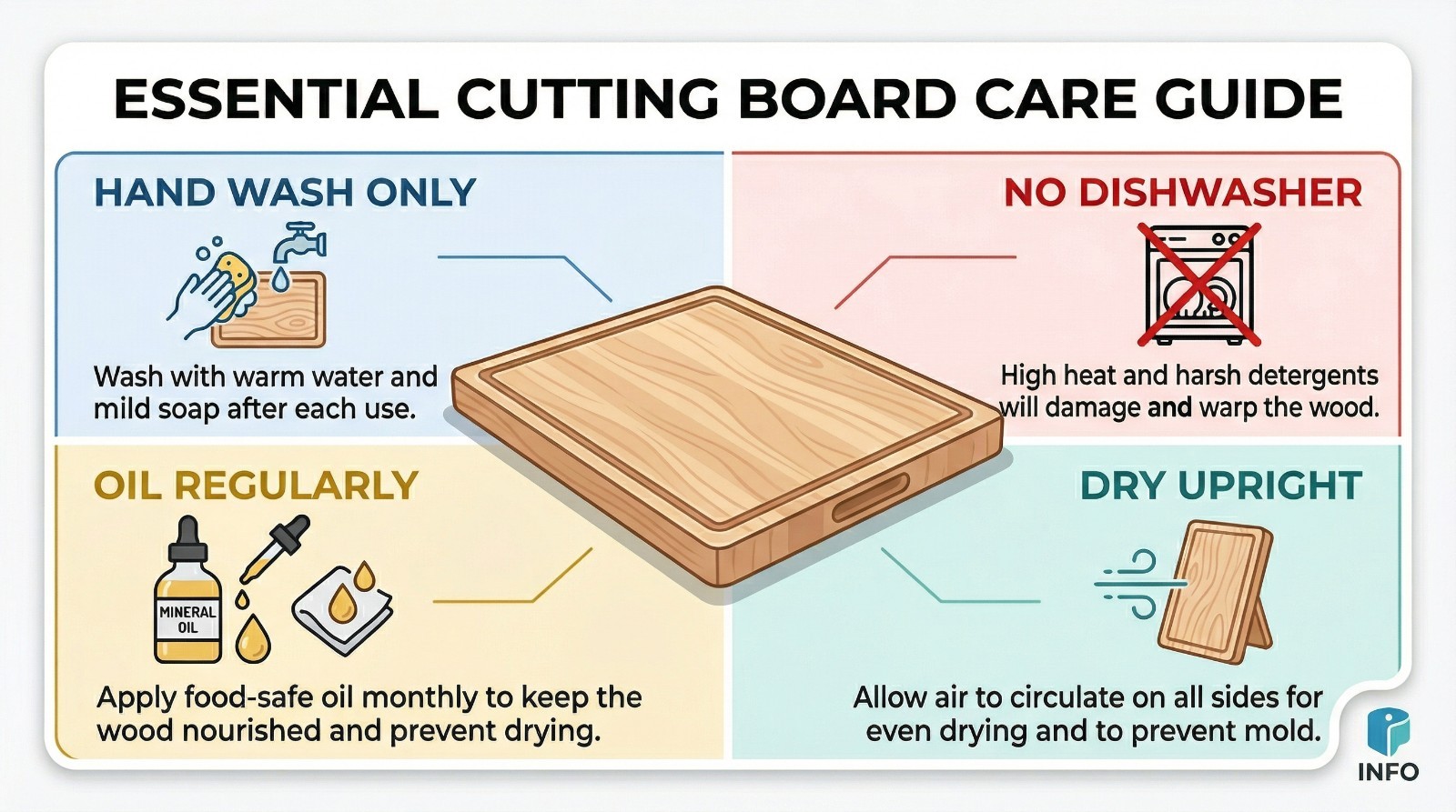 18 in. x 24 in. Maple Wood Cutting Board, Reversible with Juice Groove