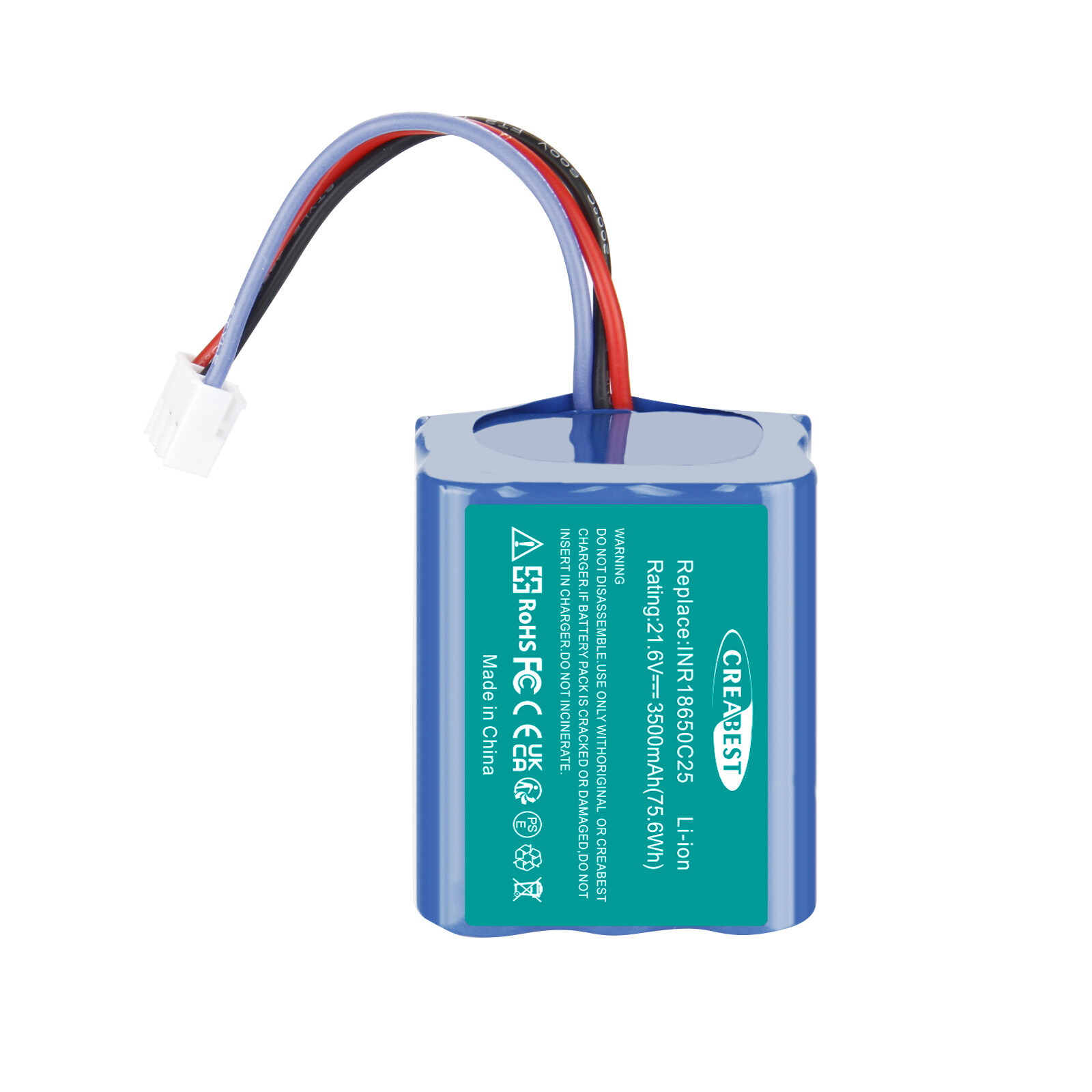 21.6V 3.5Ah Battery For Philips FC6721 FC6722 FC6723 FC6725/01 FC6726/01 FC6729