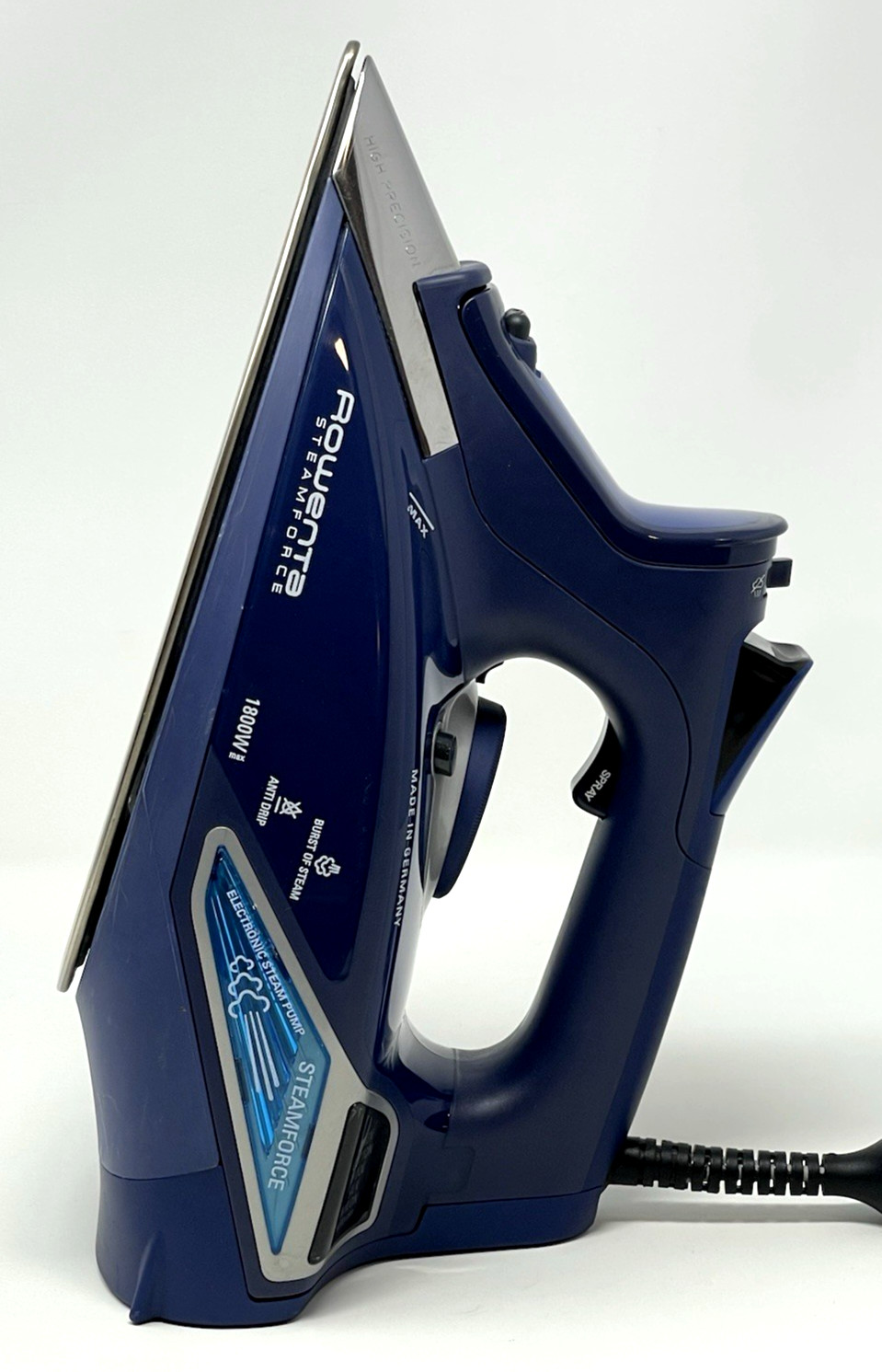 Rowenta DW9280 SteamForce Clothes Iron 1800W Stainless Soleplate Germany – Nice!