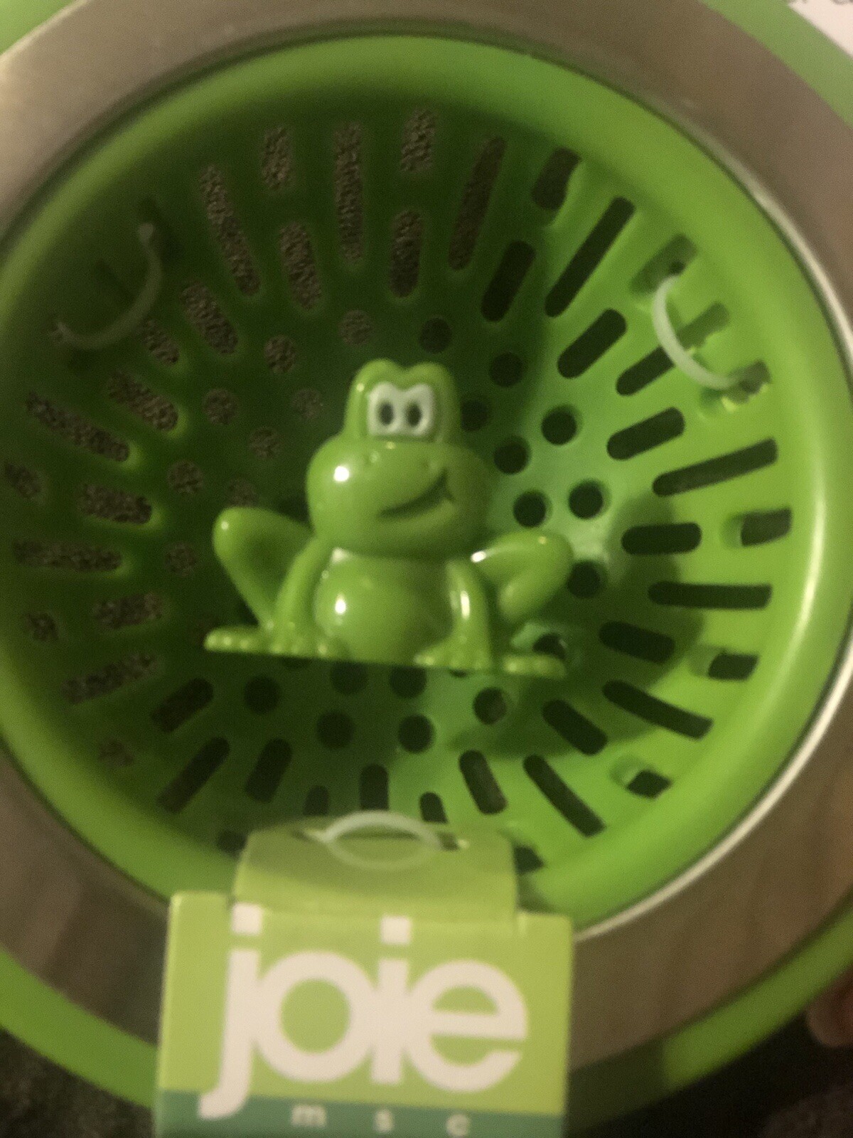 Joie Ribbit Frog Sink Strainer Stainless Steel And ABS Plastic