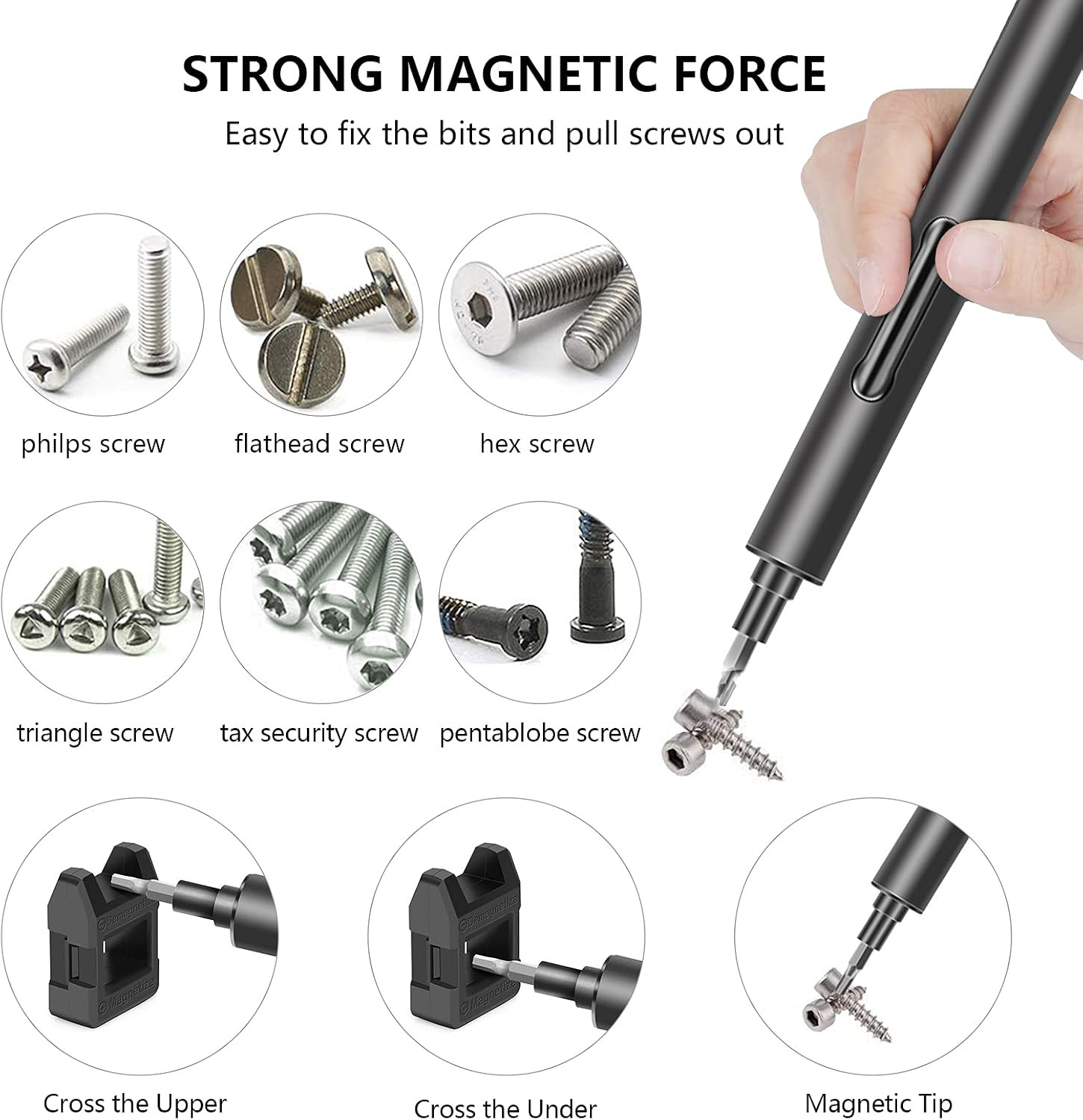 Mini Electric Screwdriver – 3.7V Small Cordless Precision Screwdriver Set | 55