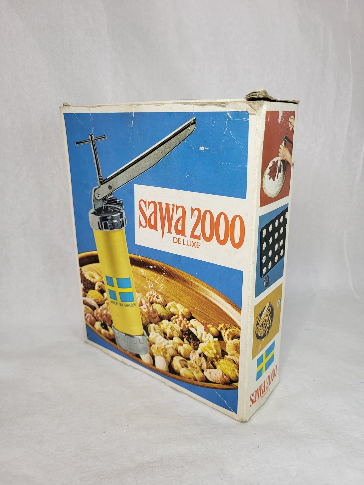 VTG Vintage Sawa 2000 Deluxe Cookie Press Made In Sweden Dessert Holiday Baking