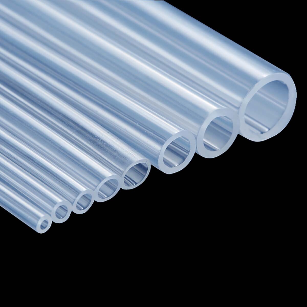 High Temp Food Grade Silicone Tube Flexible Rubber Pipe Various Colors & Sizes