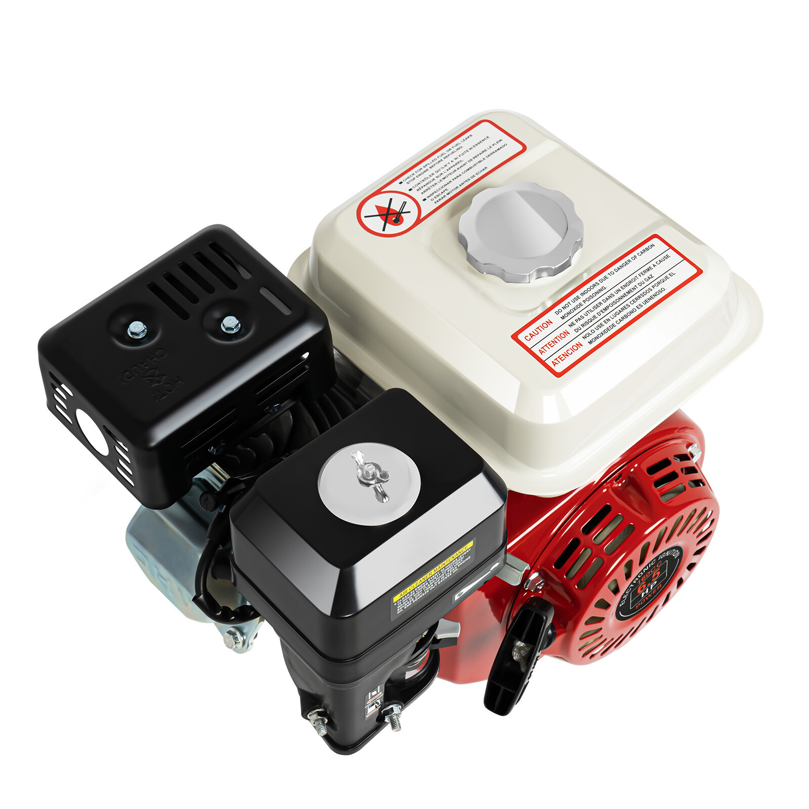 6.5HP Gas Engine For Honda GX160 200cc 4-Stroke OHV Air Cooling Horizontal Shaft
