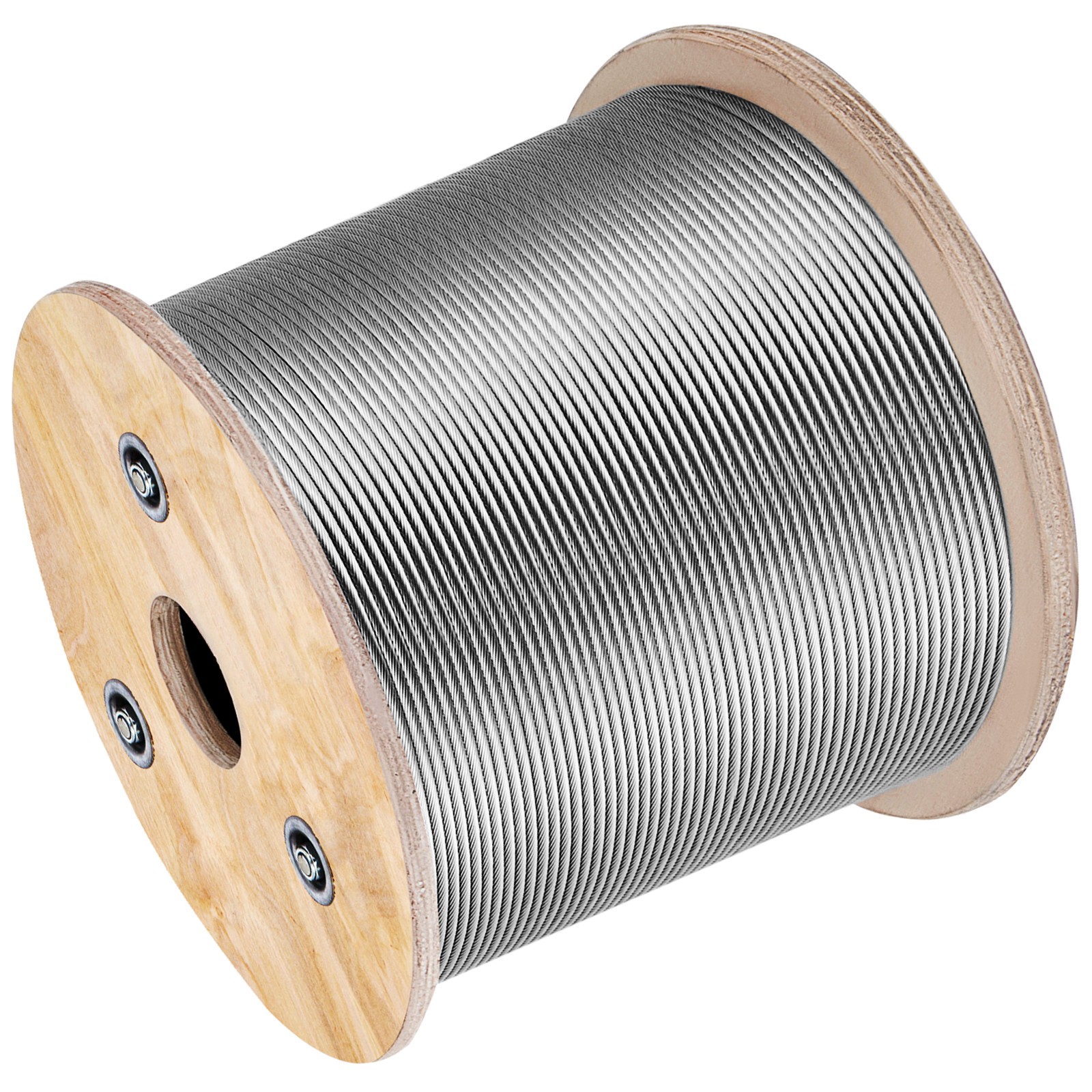 VEVOR T316 Stainless Steel Cable 1/8″ 7×7 Steel Wire Rope 500ft Cable Railing