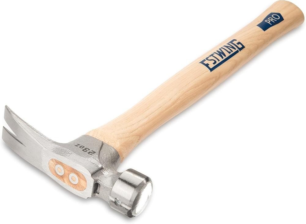 ESTWING Pro California Hammer – 23 oz Rip Claw with Smooth Face & Hickory Handle