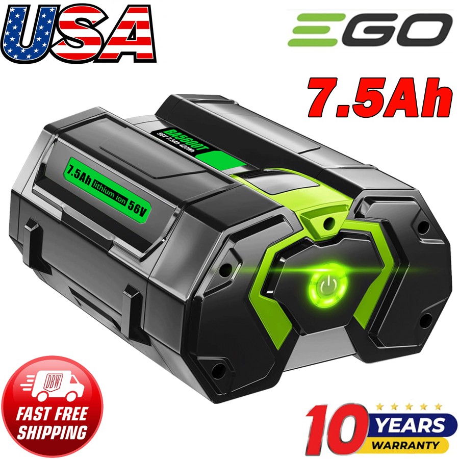 For EGO POWER+ BA2800T 56V 7.5 AH Battery w/ Fuel Gauge 56 Volt BA4200T BA5600T