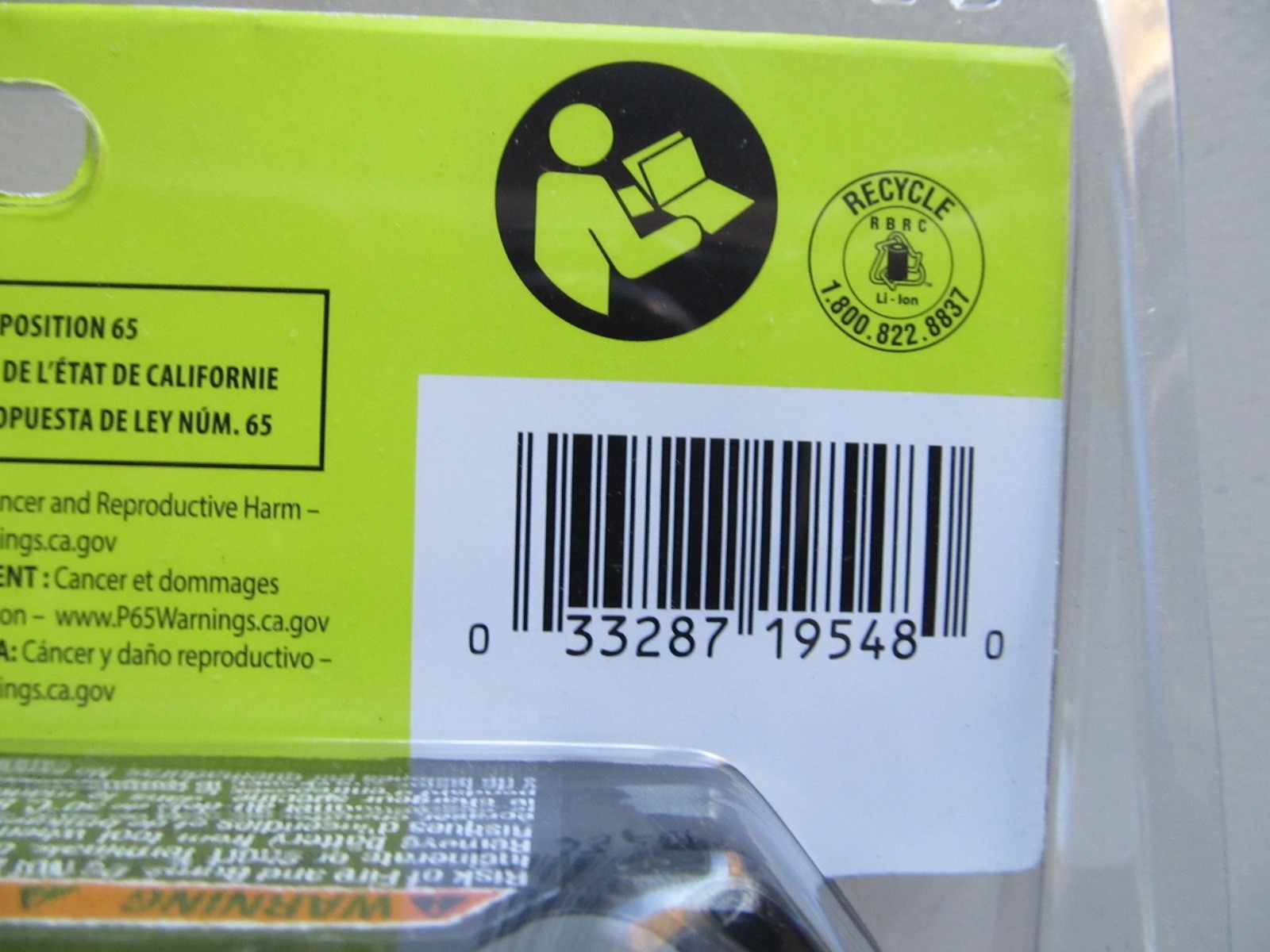 2 PACK Ryobi OEM HP Battery PBP2004 Lithium-Ion 18V ONE+ 4.0Ah Battery NEW