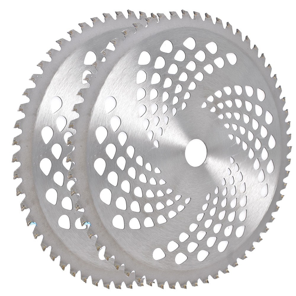 2 Pack 10Inch × 60T Fits For Carbide Tip Brush Blades Cutter Trimmer Weed Eater