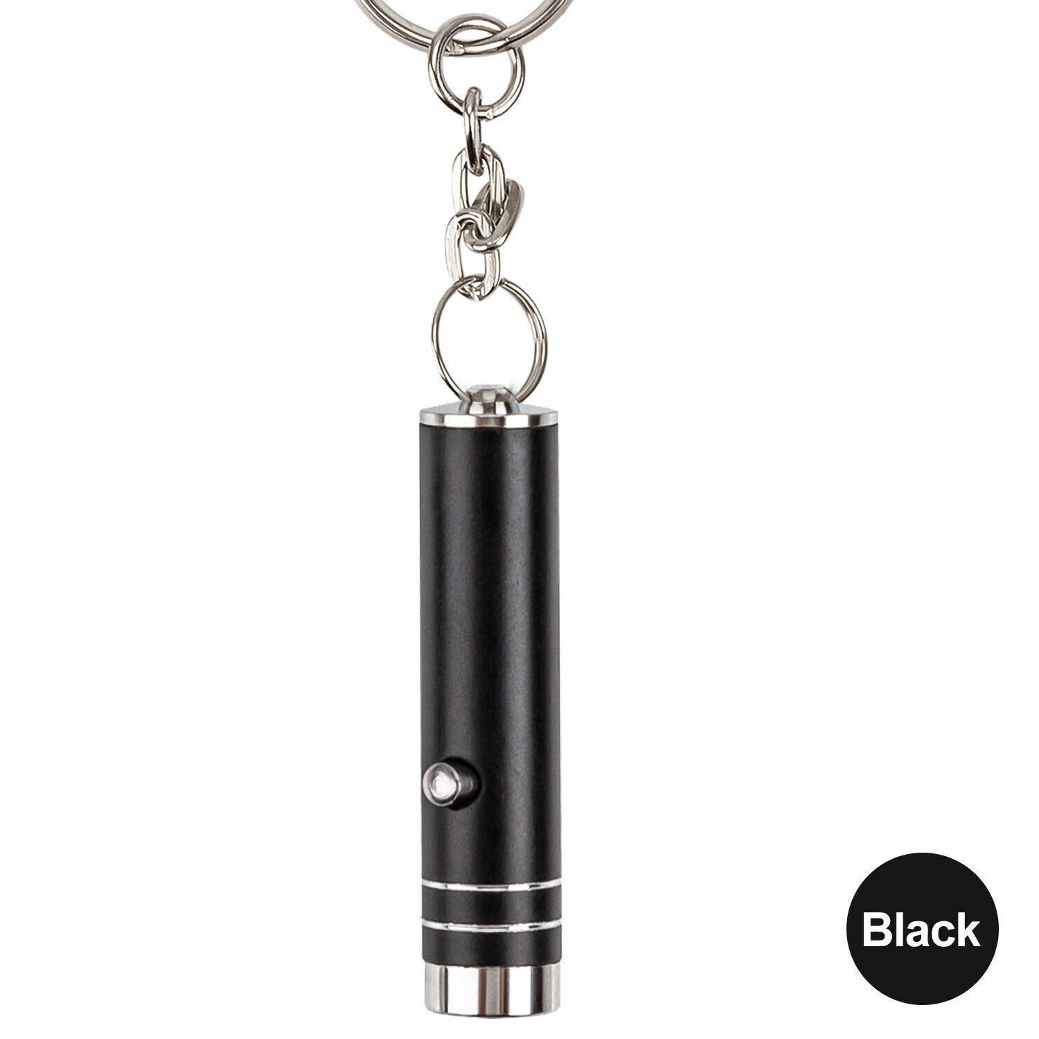 2X Mini UV LED Blacklight Light Flashlight Keychain Cash Inspection Lamp Torch
