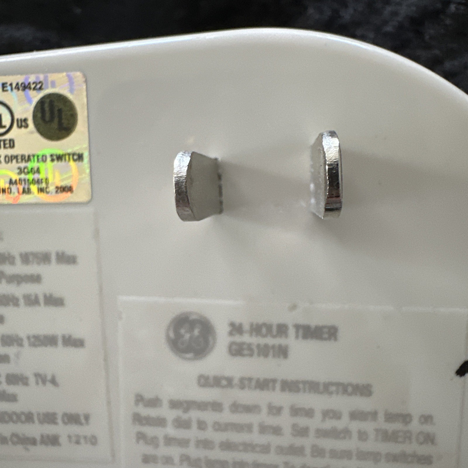 GE – 24 Hour Security Timer Model No. GE510N Power Saver Indoor Use (SM1)