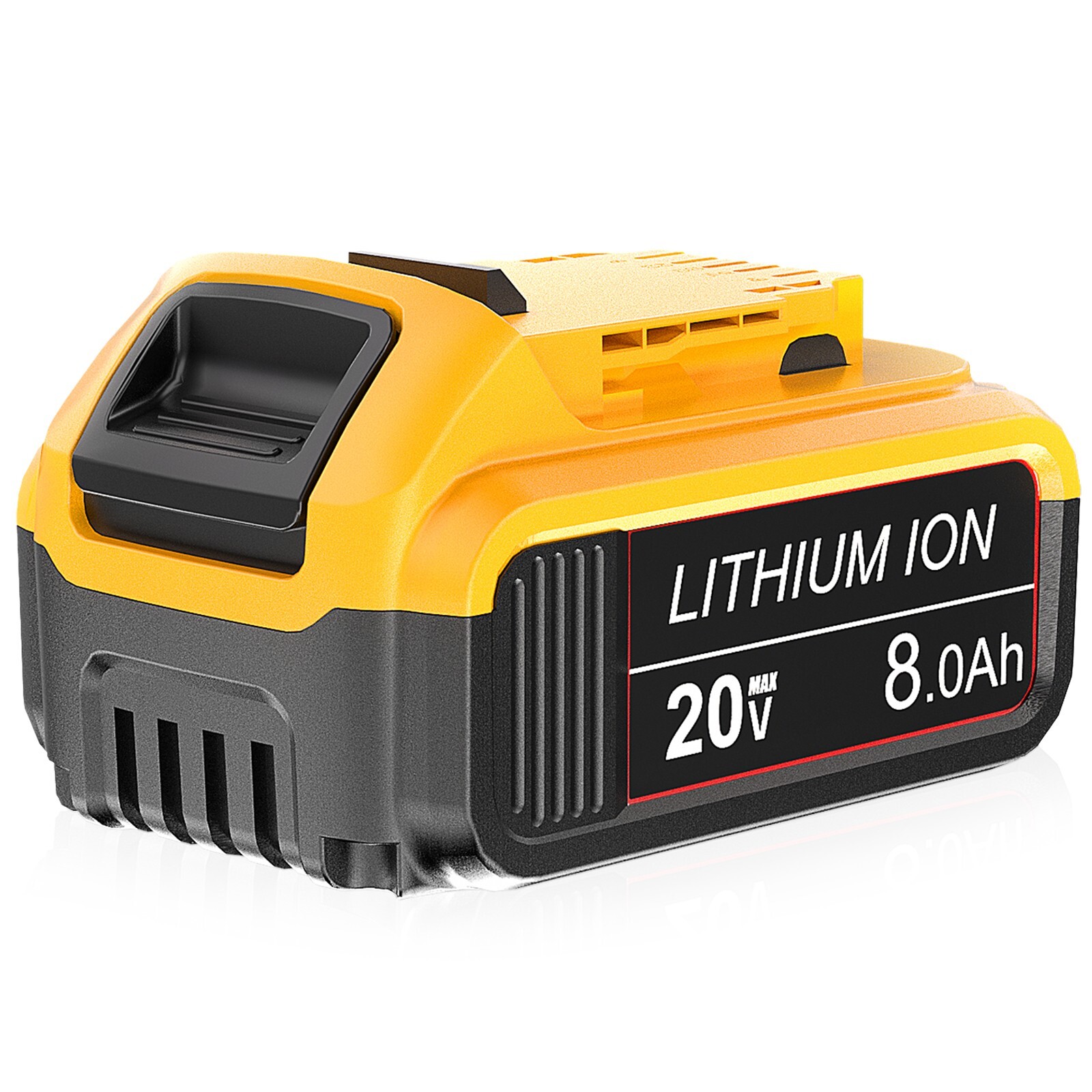 2X For DeWalt 20V 20 Volt Max XR 8.0AH Lithium Ion Battery DCB206 DCB205 New