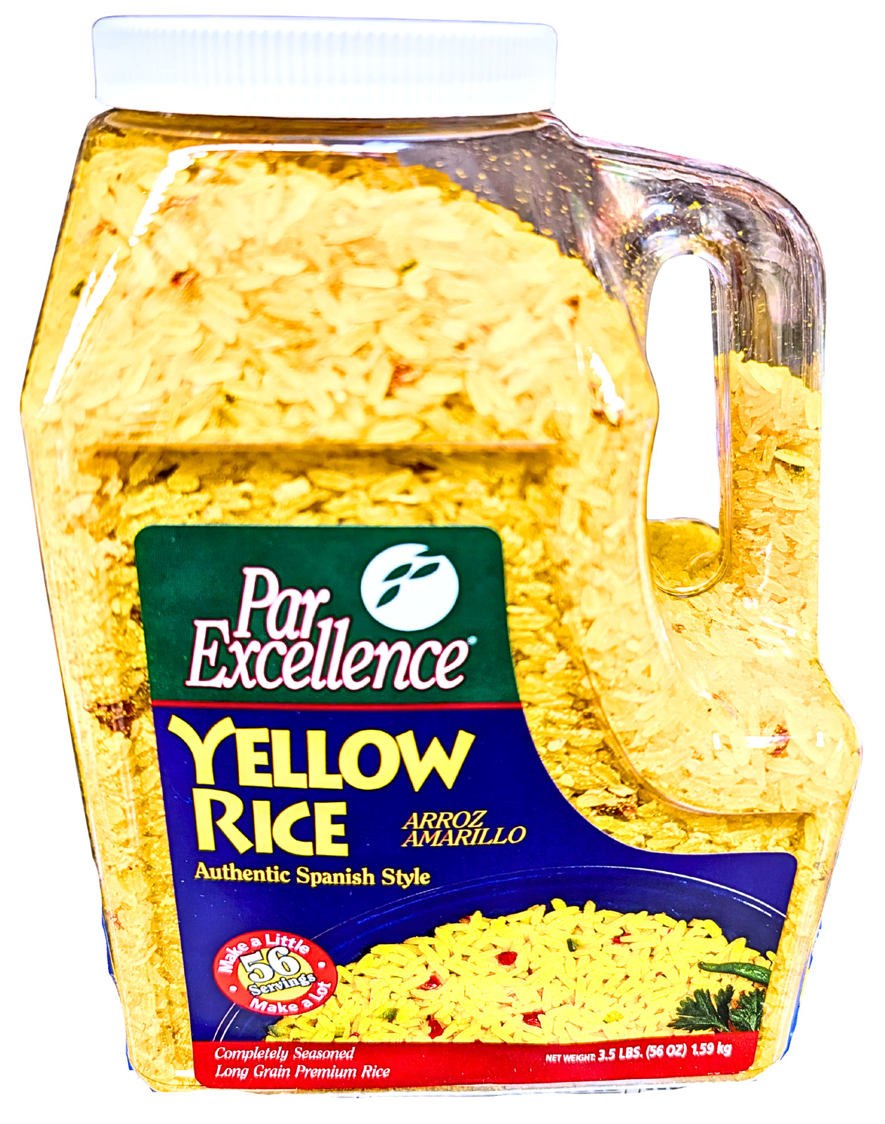 ParExcellence Yellow Rice Authentic Spanish Rice 3.5 Lbs. EXP 07/2027