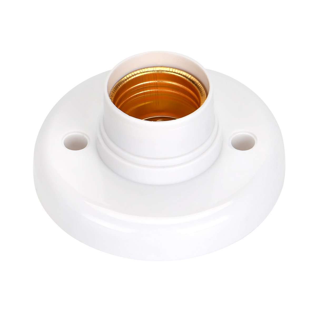 5/10/20PCS E27 Light Bulb Pendant Lamp Round Fixing Base Holder Screw Cap Socket