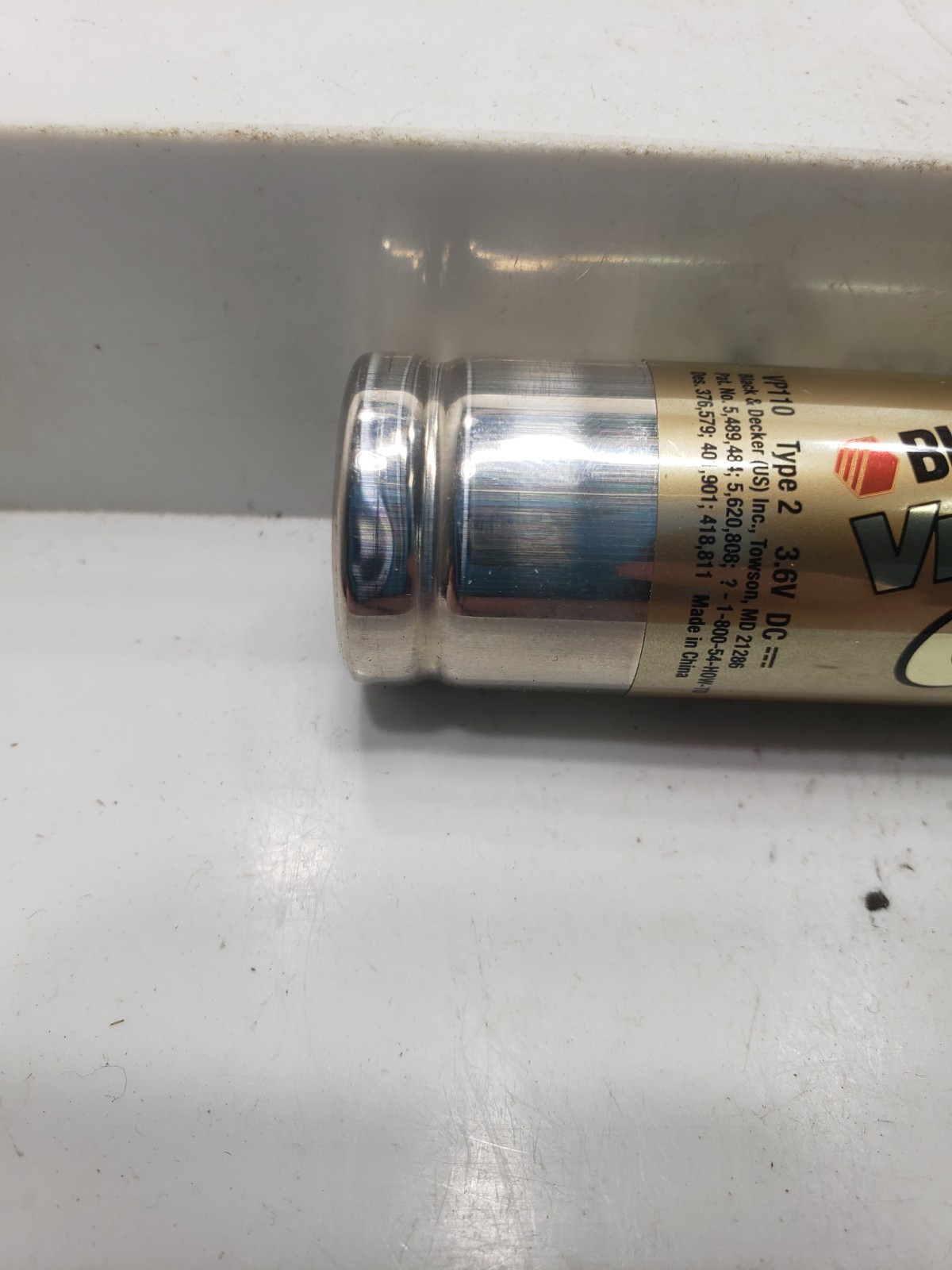 Black & Decker VersaPak Gold VP110 Type 2 3.6V Rechargeable Battery NOB
