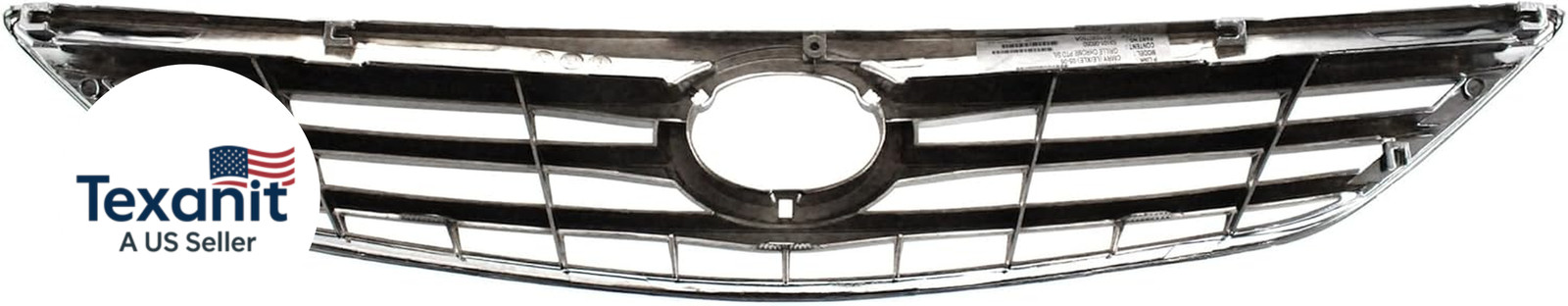Aftermarket Grille Compatible with 2005-2006 Toyota Camry ABS Plastic Chrome She