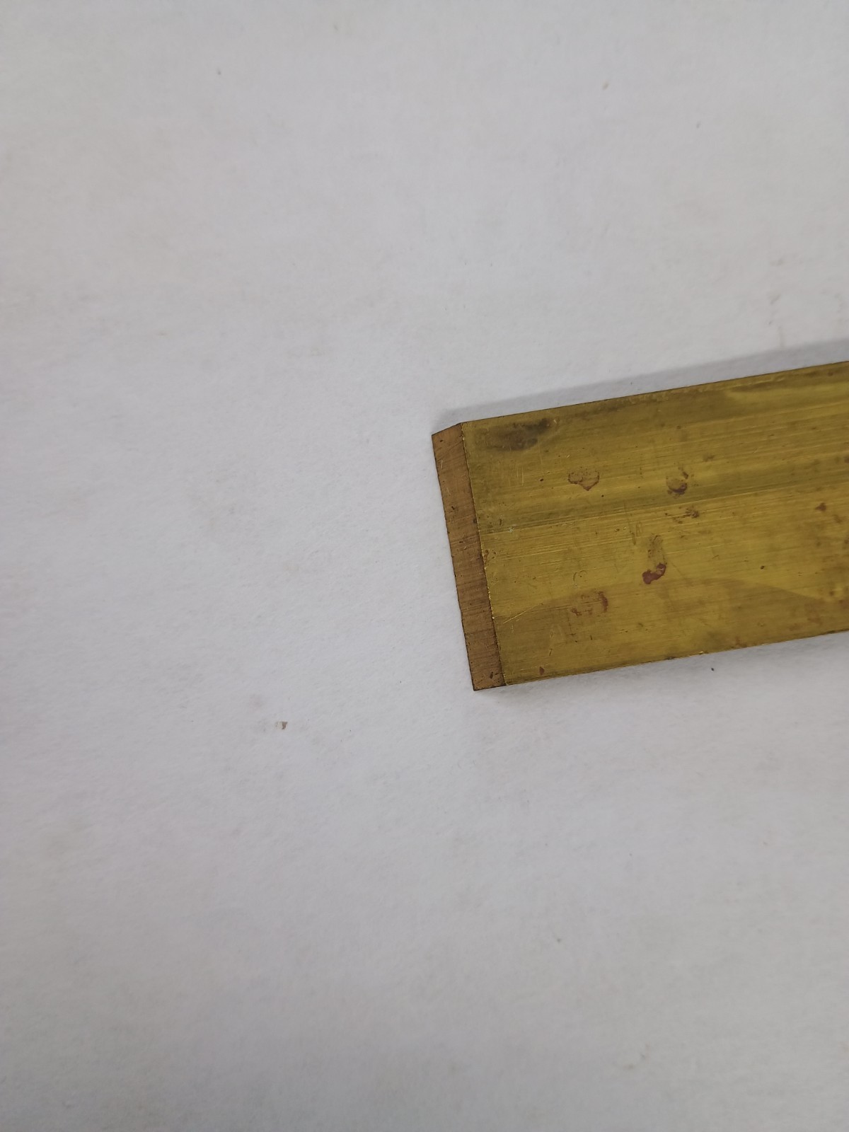 Brass Chisel Scraper 1/8″ x 1″ x 12″ G181S NOS