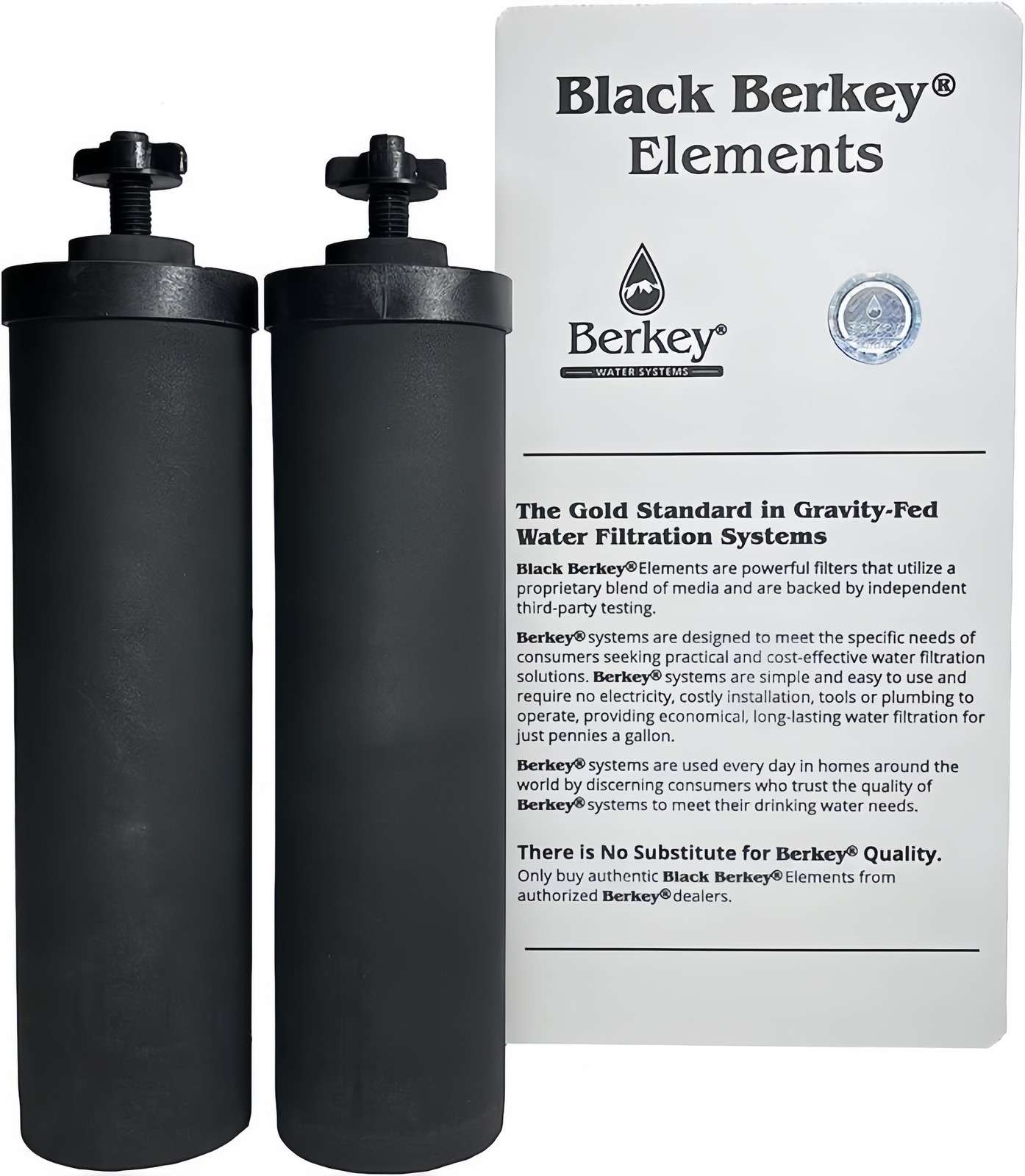 BB9-2 Black Berkey Water Filter Replacement Elements (4-Pack)