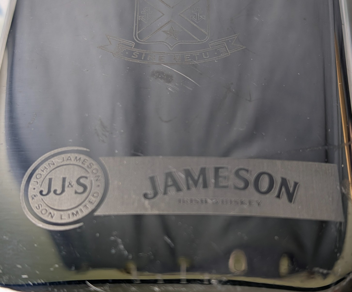 VTG Jameson Irish JJ & S Whiskey Limited Flask Stainless Steel 5″ Pocket Flask