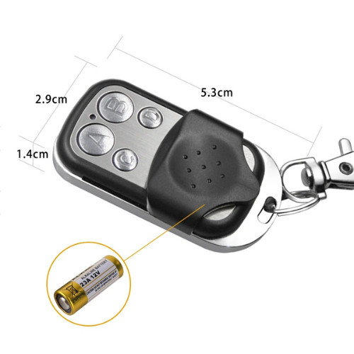 433MHz 4 Key Metal Remote Control Wireless Transmitter Lock Unlock