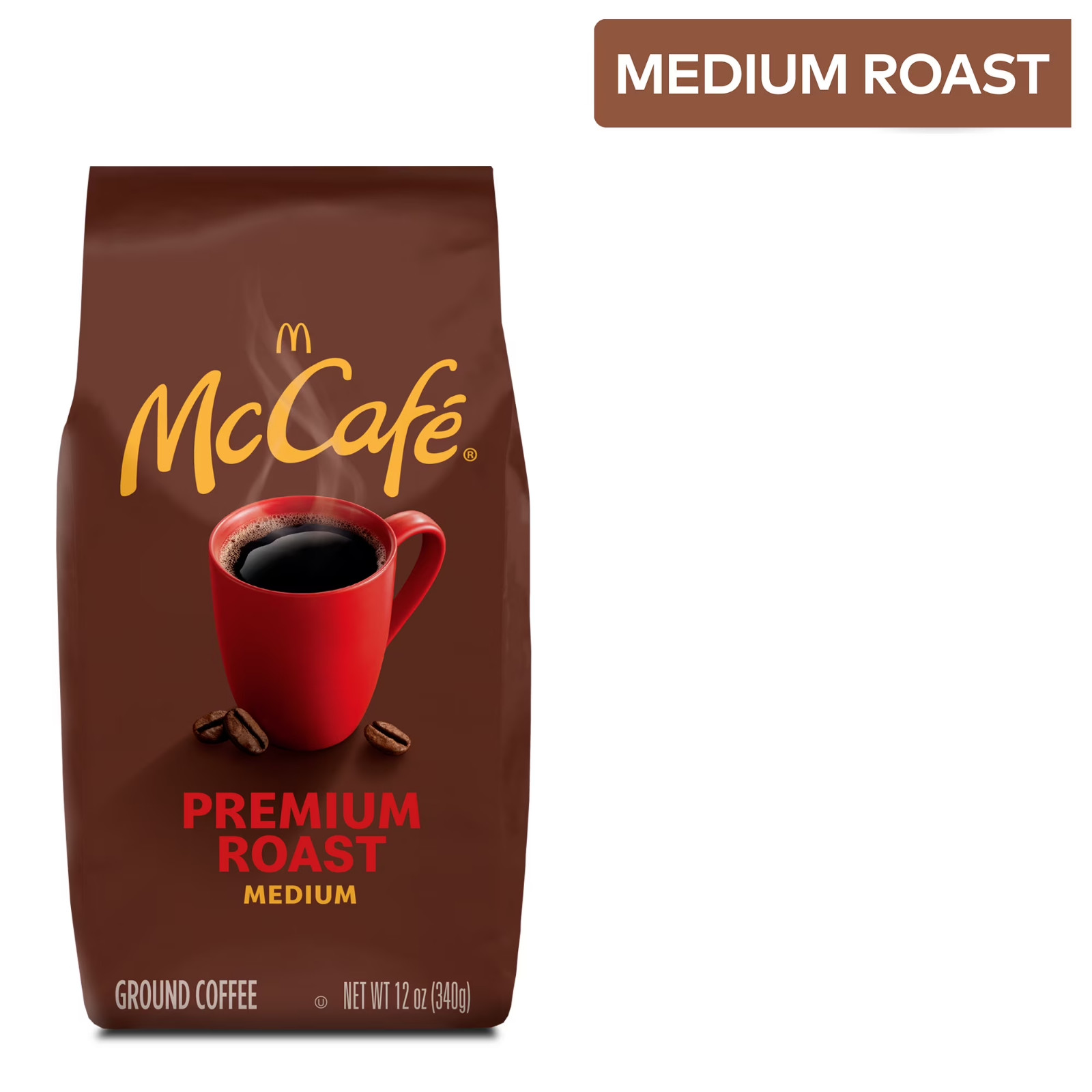 McCafe Premium Roast, Medium Roast, Ground Coffee, 12 oz