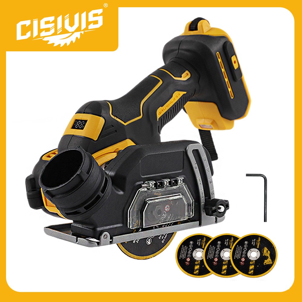 Compact 3″ Electric Circular Saw – Brushless Motor, Fits DEWALT 20V/18V