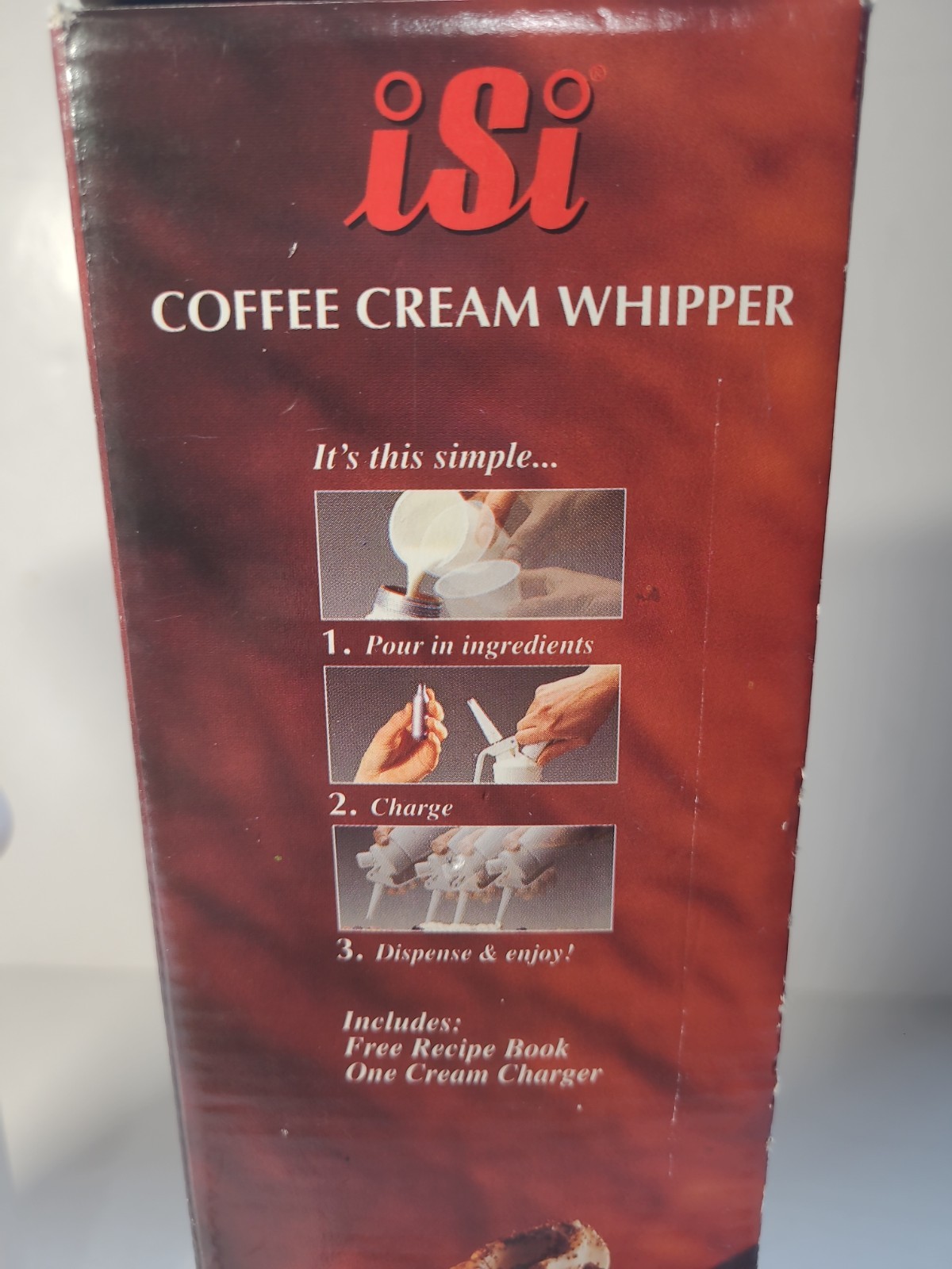 iSi Dessert Whip 0.5L Cream Whipper Dispenser White Charger Not Included