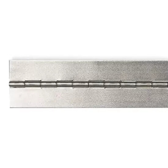 Weldable Piano Hinge 3″ x 72 Inch No Holes Steel Finish 0.09″ Continuous NEW
