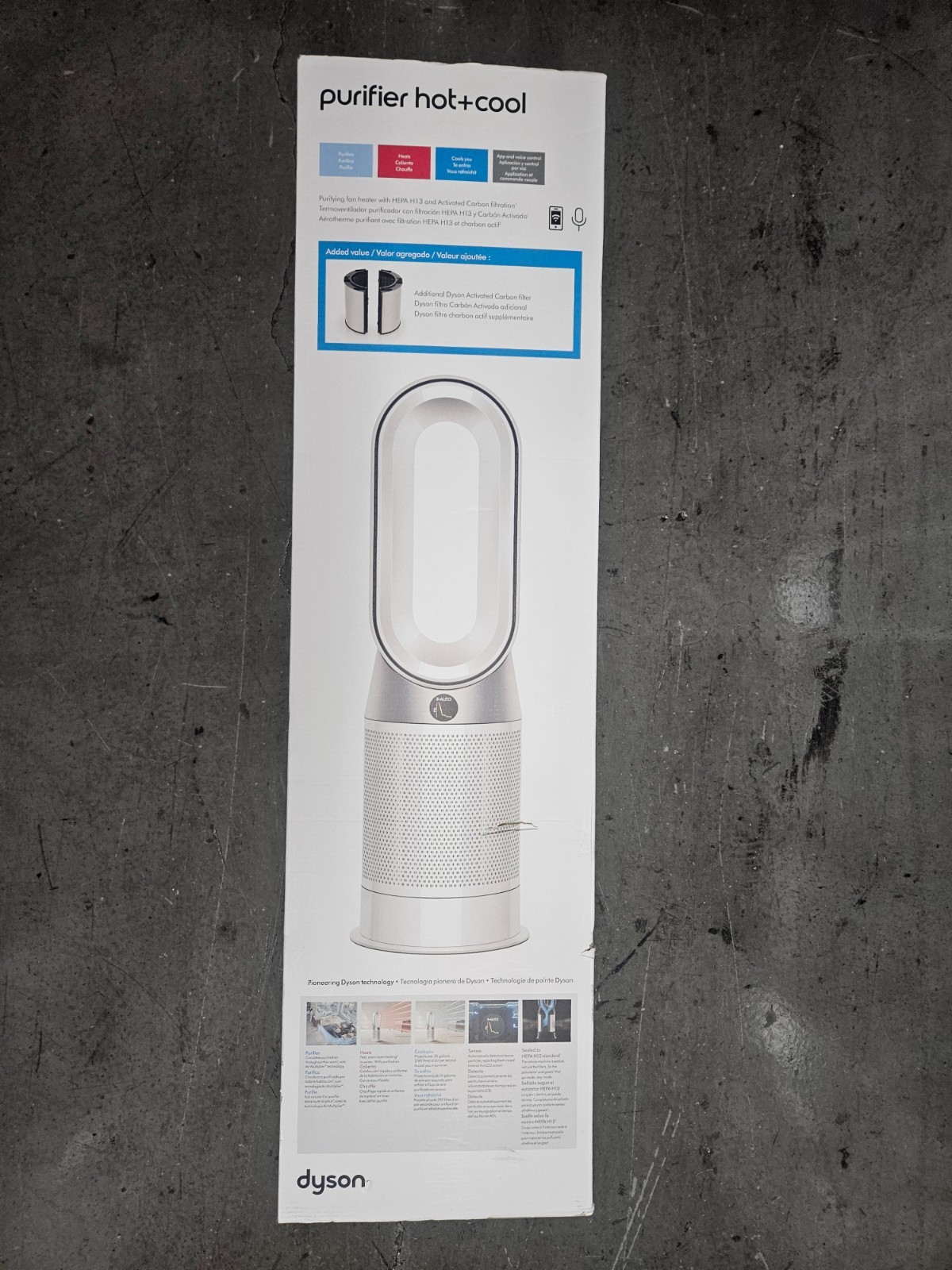 Brand NEW Dyson Purifier Hot+Cool HP11 White & Silver Extra Carbon Filter