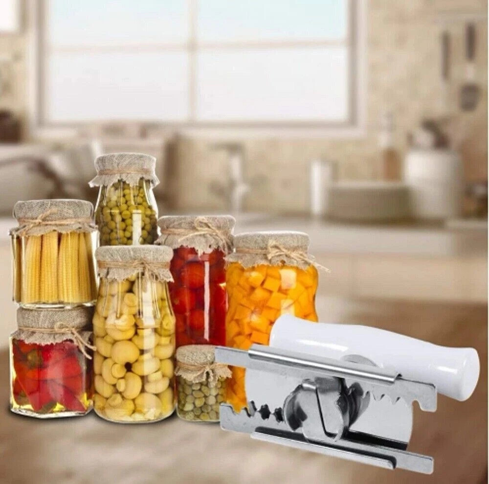 Adjustable Jar Opener Tool – Easy Grip Stainless Steel Lid Remover for Arthritis