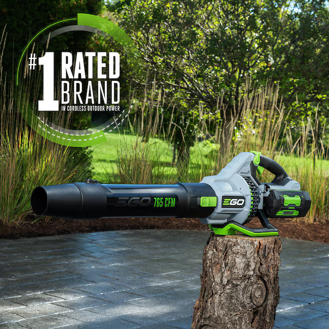 EGO 56-volt 765-CFM 200-MPH Battery Handheld Leaf Blower 5.0 and 2.5 Ah Battery