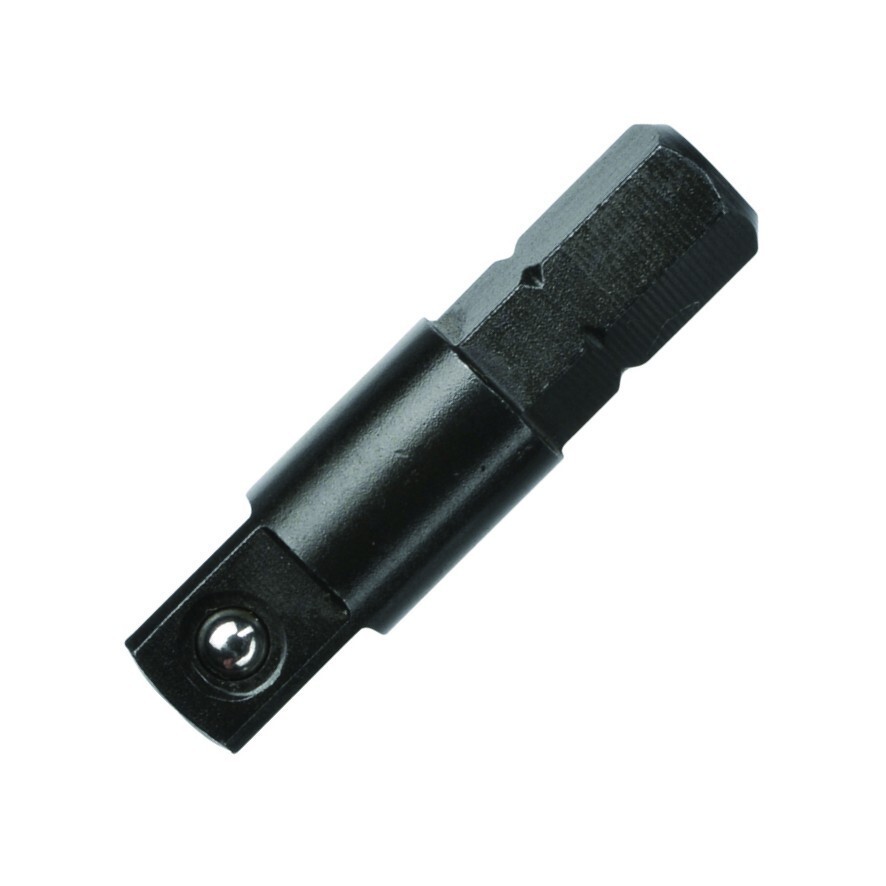 Felo 1/4″ Hex Bit Socket Adapter Impact Ready Hex to 1/4″ Square Drive