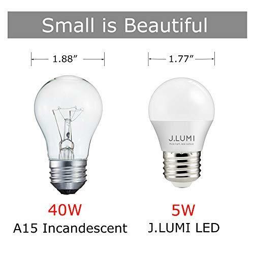 BPC4505 LED Bulbs A15 5W E26, 40W Appliance Bulb, A15 LED Bulb, Compact 4