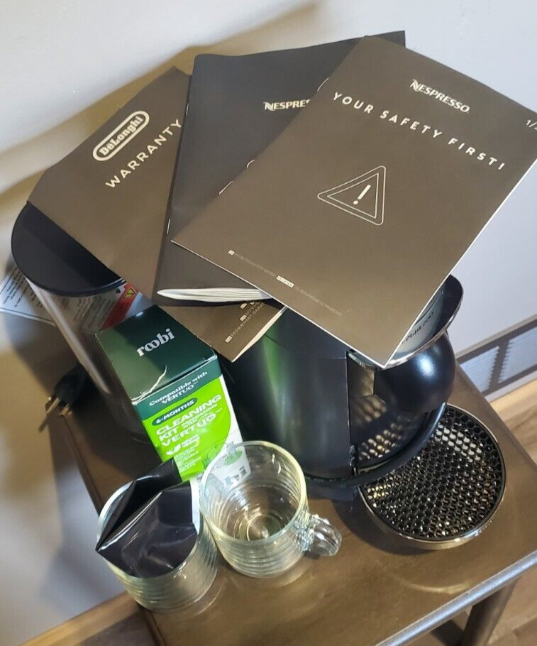 Nespresso Vertuo Plus: Deluxe Version with 2 Nespresso Glass Mugs