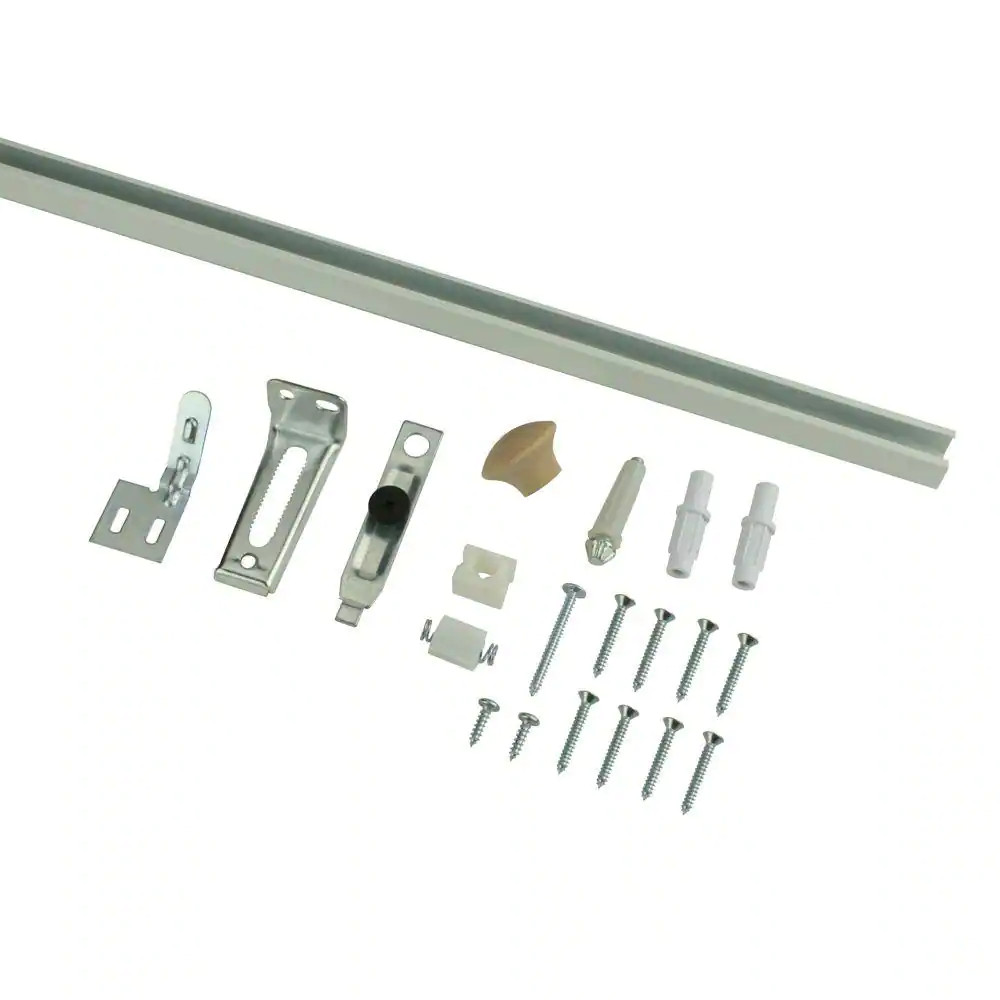 30 In. Bi-Fold Door Hardware Set Robust Steel Construction for Long-Lasting
