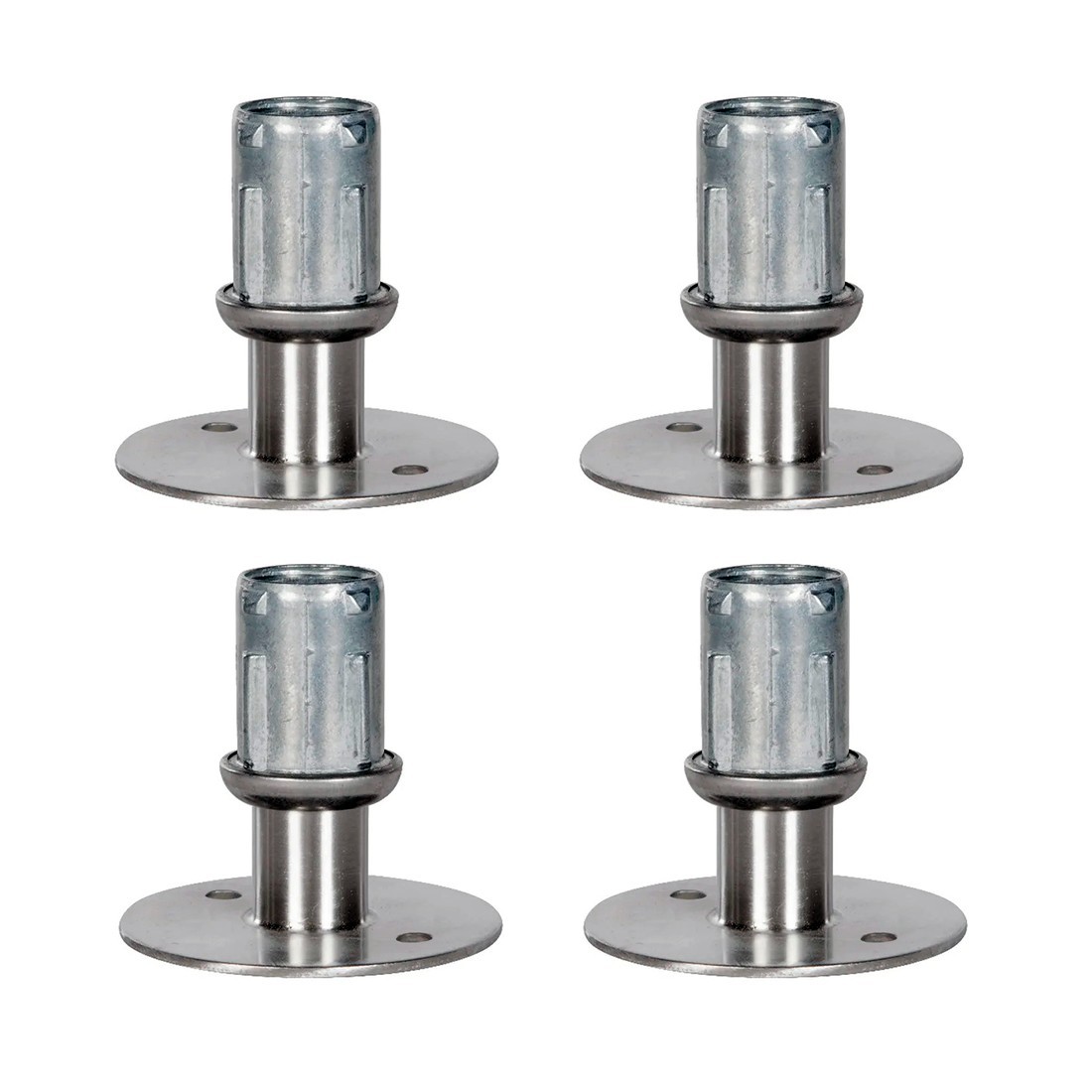 AmGood Stainless Steel Flanged Feet for Stainless Steel 1-5/8 in. O.D. Tubing