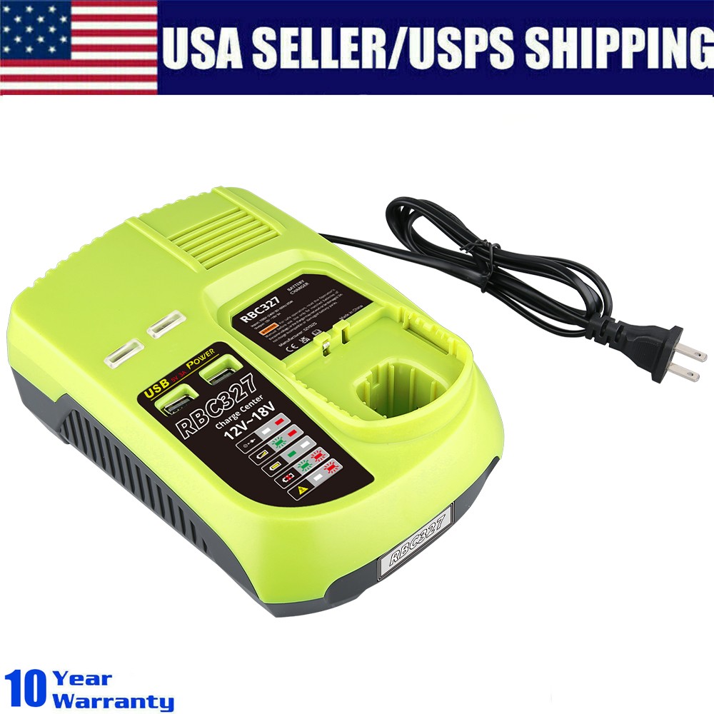 P117 Fast Charger For RYOBI For One+ Plus P108 18V High Capacity Lithium Battery