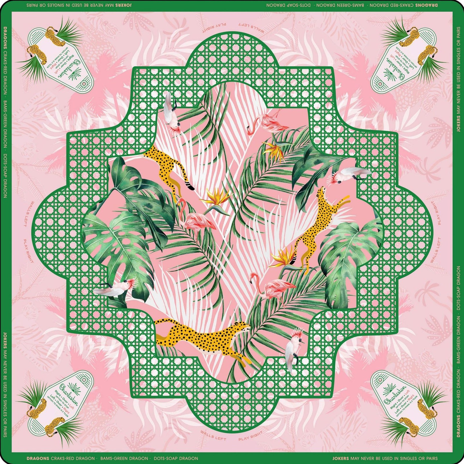 American Mahjong Diatomite Table Mat Non Slip Silent Rubber Base