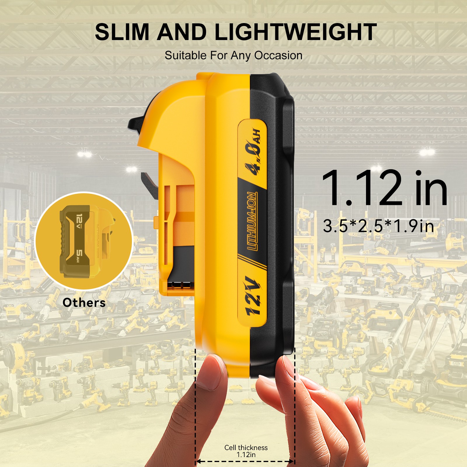 2/1Pack 12V Max Lithium-ion Battery / Charger For Dewalt DCB127-2 DCB120 DCB121