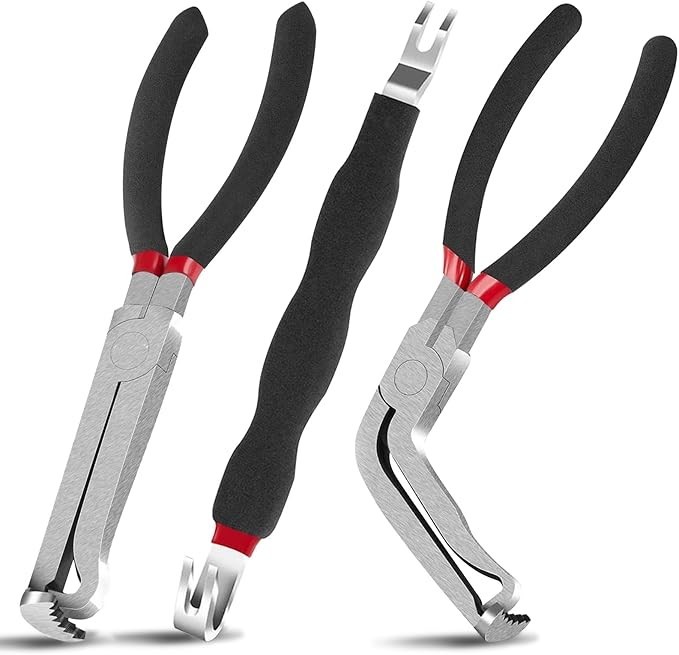 3Pc Electrical Disconnect Pliers For Car Connector Separator Automotive Tool Kit