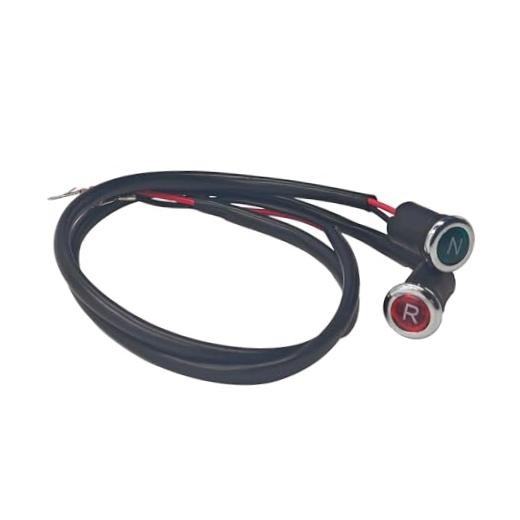 Red Green ATV Neutral Reverse Indicator Light, 12V Gear Position Light 1 Pair