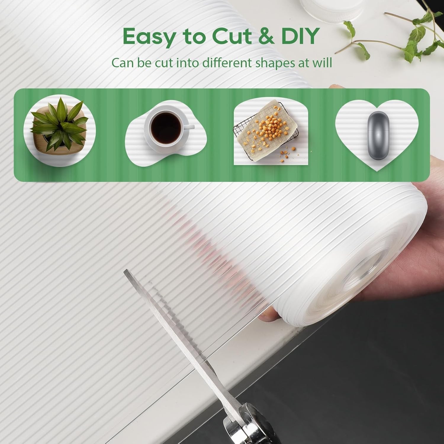 Shelf Liner Non Slip Washable 12 Inch x 20 Feet Waterproof Durable Refrigerator