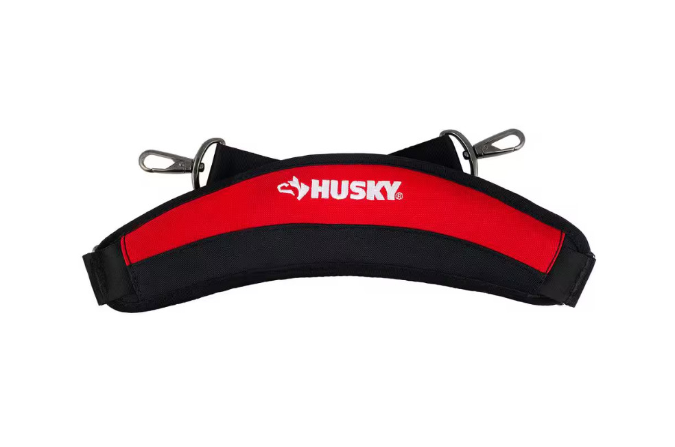 Husky 3.5 in. Detachable Padded Tool Bag Shoulder Strap adjustable 40 in. to 56