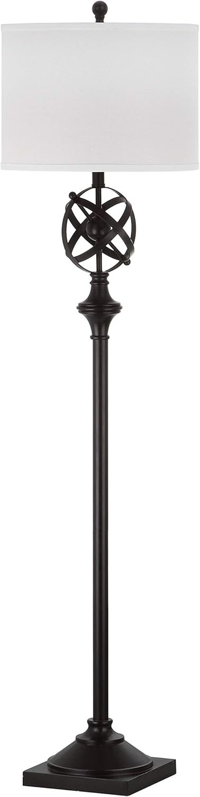 Franklin Rustic Farmhouse 60-Inch Floor Lamp with LED Bulb – Oil-Rubbed Bronze