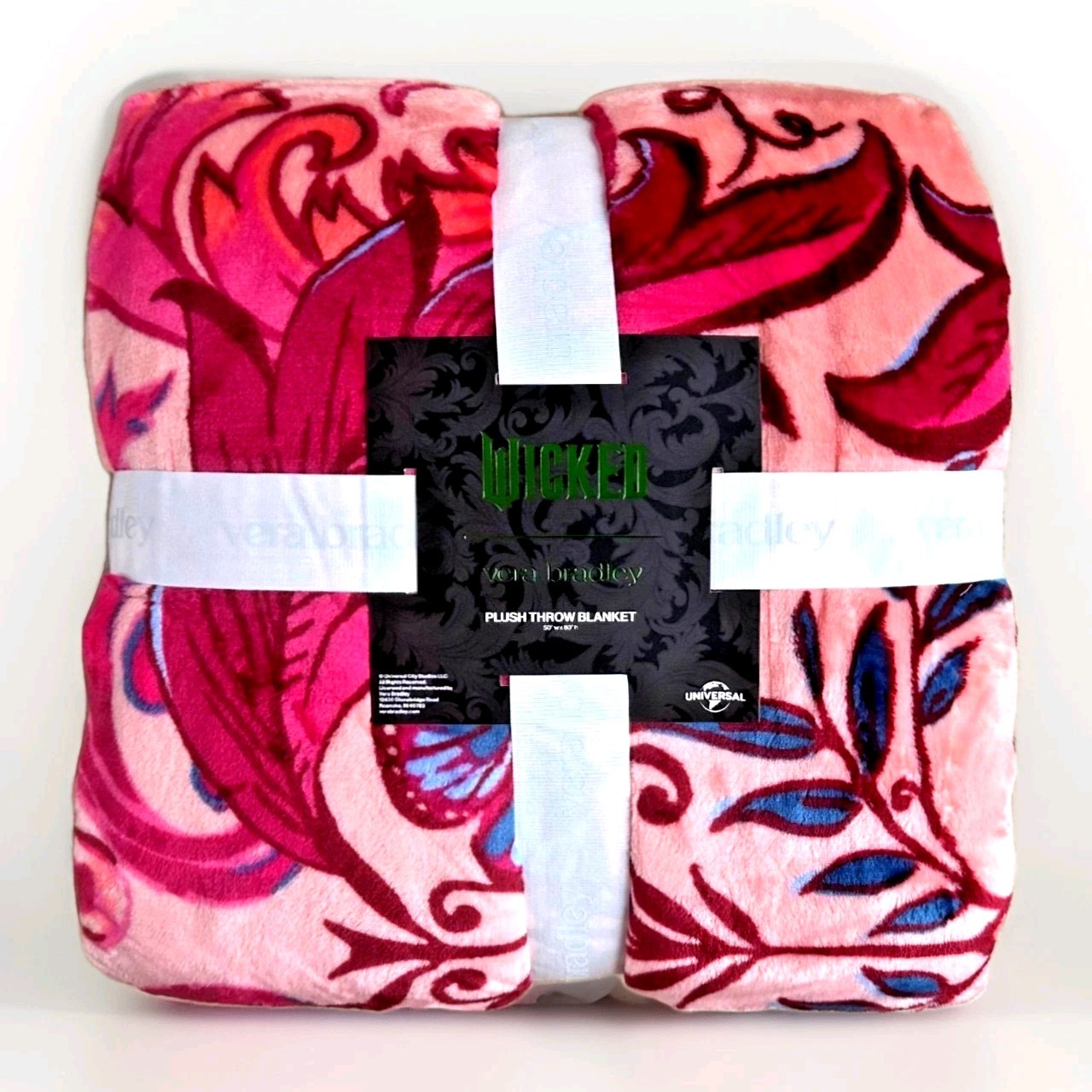 Vera Bradley Plush Wicked Throw Blanket in She’s So Good 50″ x 80″ Sealed New