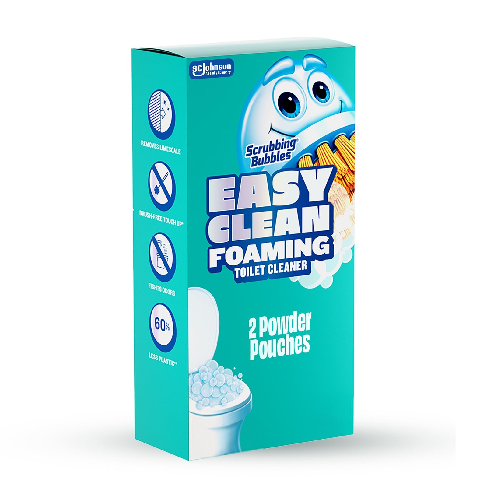 Scrubbing Bubbles Easy Clean Foaming Toilet Bowl Cleaner, Easy Drop In Pow