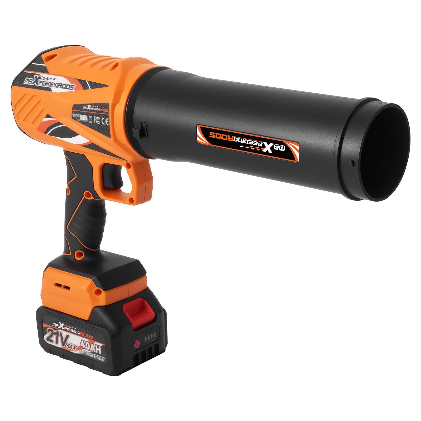 Cordless Leaf Blower 21V 4000mAh Brushless Motor 550 CFM Variable Speed