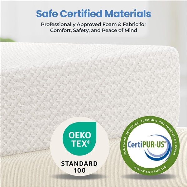 Gel Memory Foam Mattress Green Tea Mattress in a Box CertiPUR-US Certified