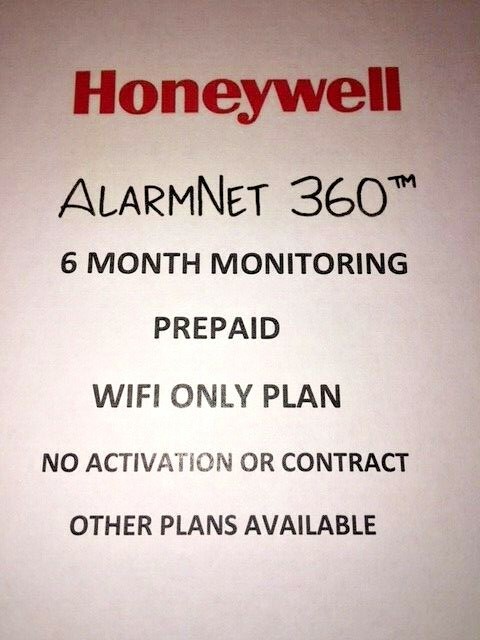 Alarmnet 6 Months WIFI Alarm Monitoring L5100-WIFI No Contract L5210 L7000 L5200