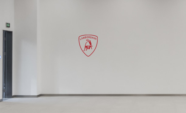 Lamborghini Garage, Game room, Bar Wall Art Decal Sticker, Design/Size/Colors